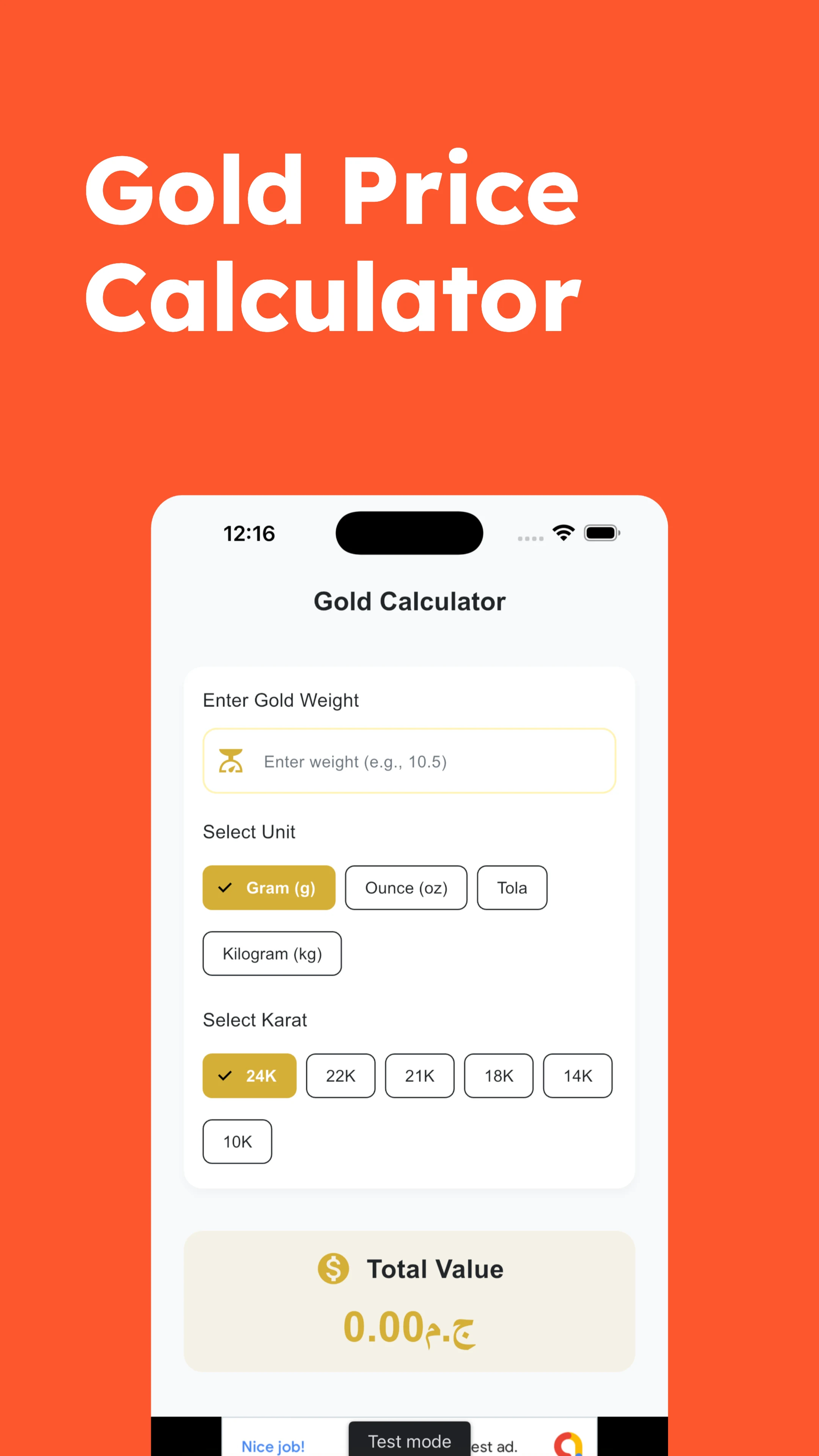 Gold Price Tracker & Alerts screenshot