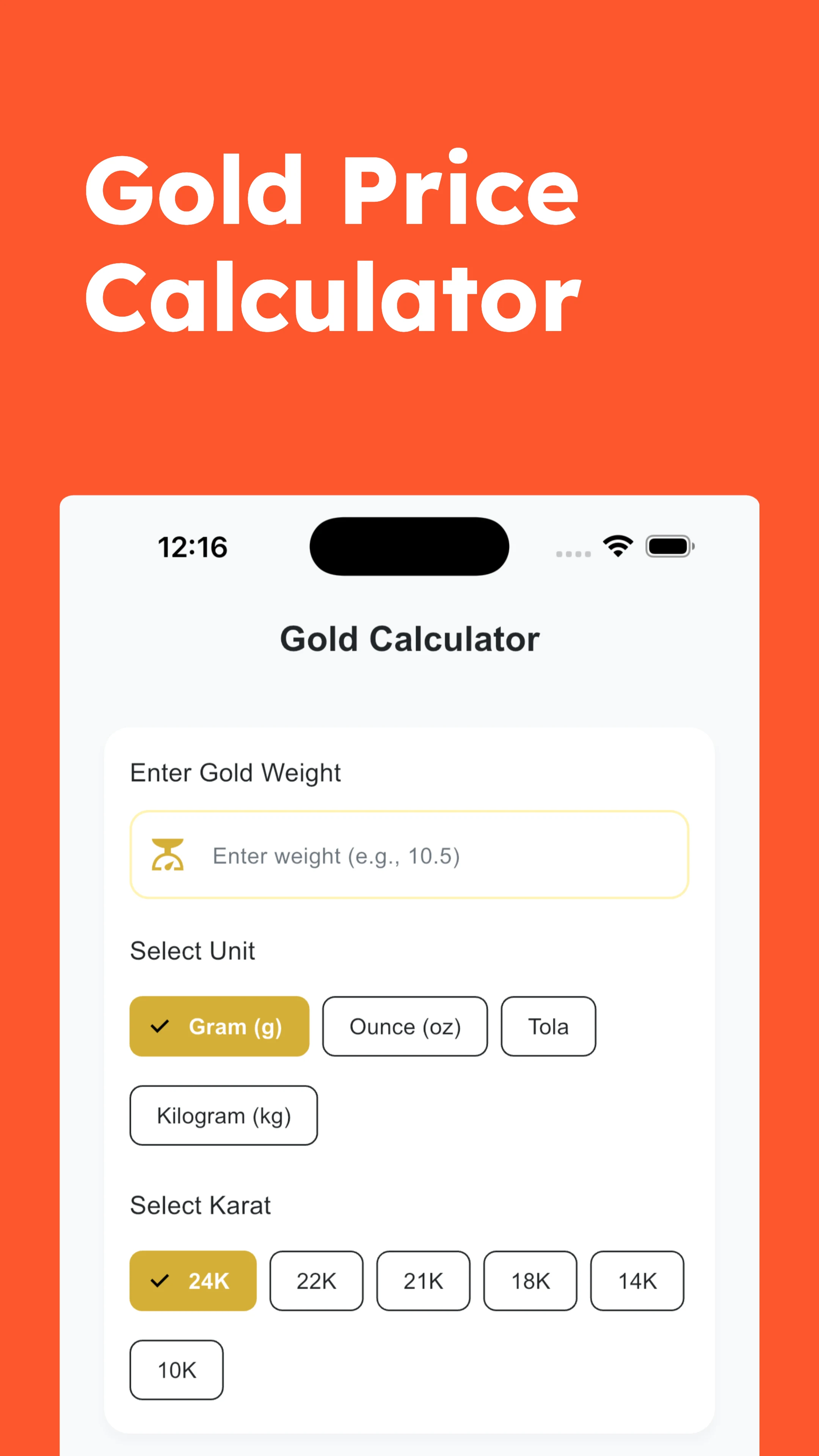 Gold Price Tracker & Alerts screenshot